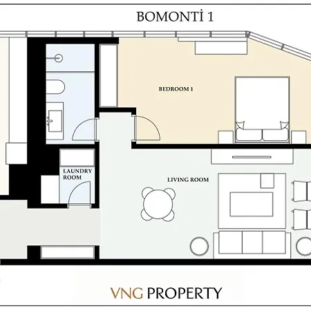 Vakantiehuis Gorgeous Corner Deluxe 1bd Condopoolviews! #133 Istanboel